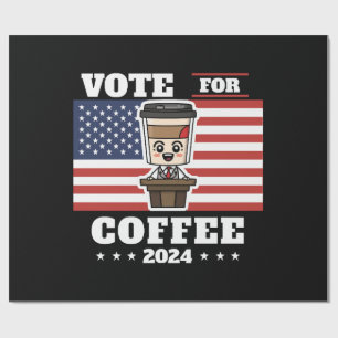 Kaffet för president, rösta på kaffe presentpapper