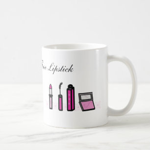 Kaffet först, sedan läppstift kaffemugg