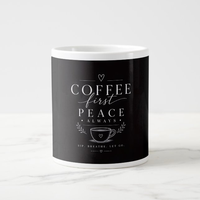 Kaffet första freden jumbo mugg (Framsidan)