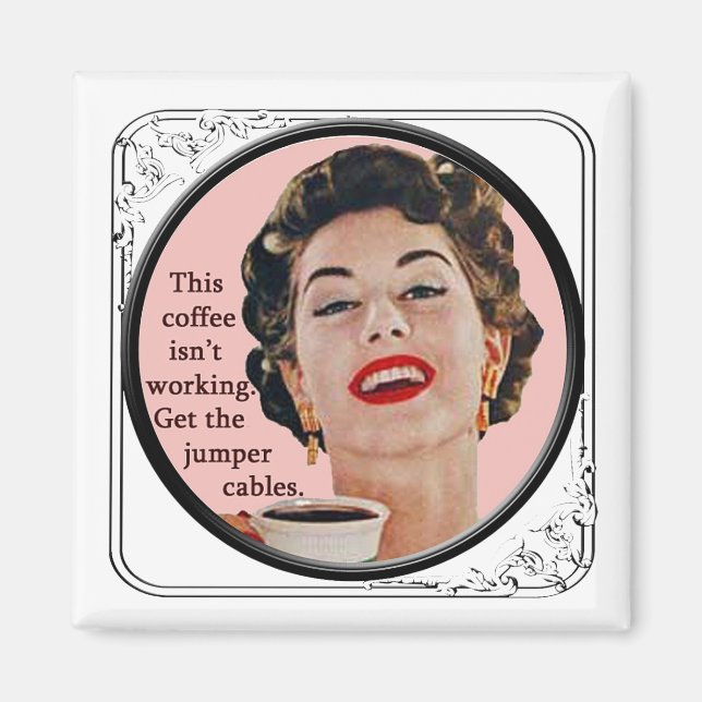 Kaffet fungerar inte magnet (Framsidan)