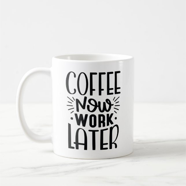 Kaffet fungerar nu senare kaffemugg (Vänster)