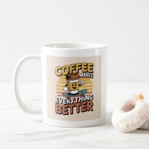 Kaffet gör allt bättre kaffemugg