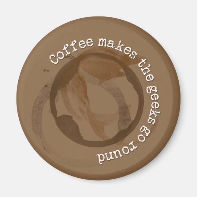 Kaffet gör att Geeks går runt Magnet (Framsidan)