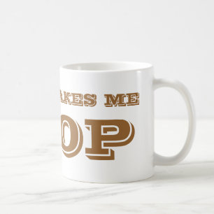Kaffet gör mig till POOP. Kaffemugg