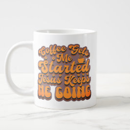 Kaffet har börjat - Sangria Jumbo Mugg