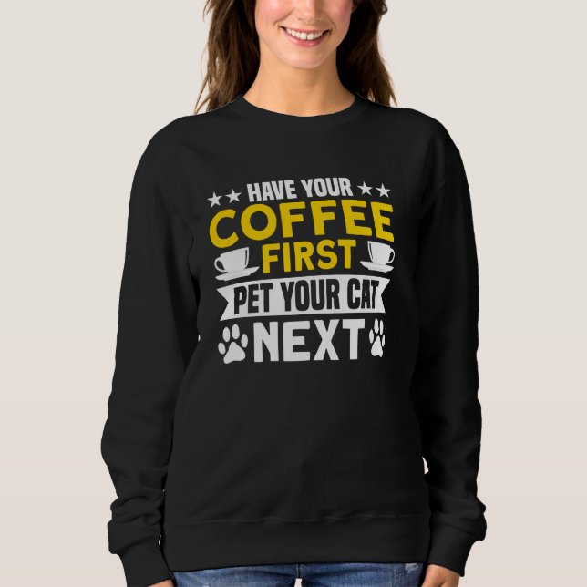 Kaffet har ditt kaffe, mitt på nästa kaffe t shirt (Framsida)