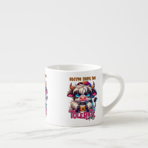 Kaffet Hjälper Mig Tåla Idioter Espressomugg