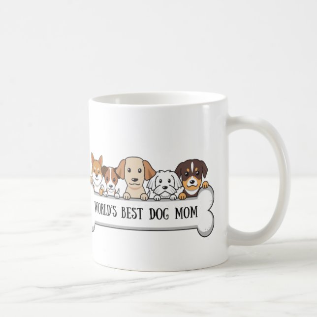 Kaffet hund, Mamma, DogMor-kista, gåvor. Kaffemugg (Höger)