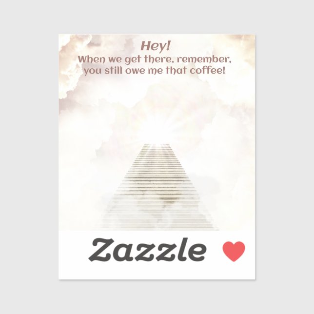 Kaffet i himlen klistermärken (Ark)