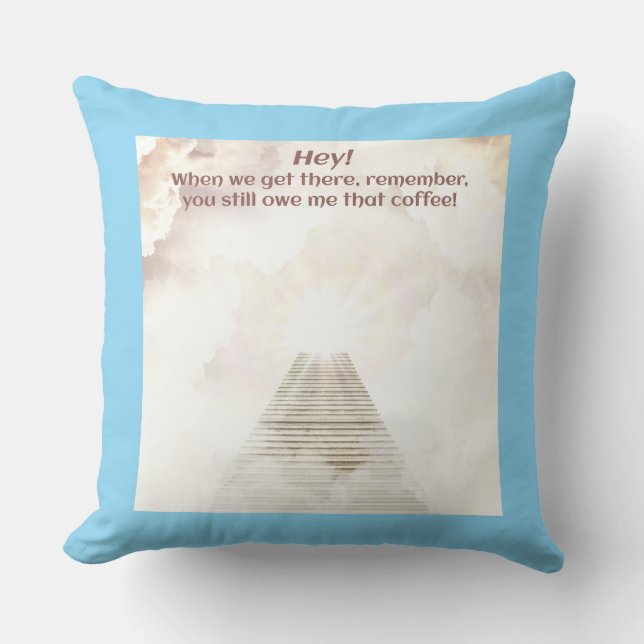 Kaffet i himlen kudde (Framsida)