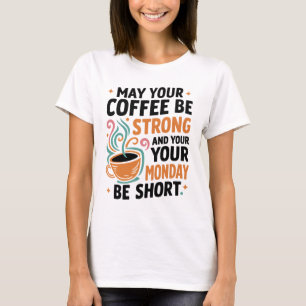 Kaffet kan vara starkt - T-shirt-skjortgåva av kaf T Shirt