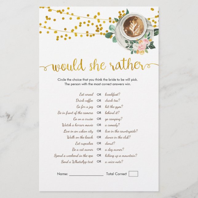 Kaffet Kärlek brinner, skulle hon hellre leka (Framsida)