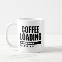 Kaffet laddar vänligen vänta