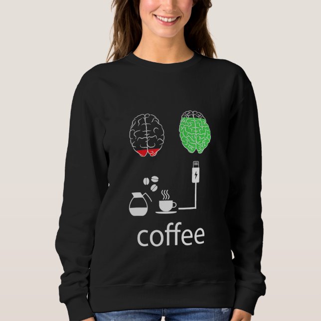 Kaffet Ladder Min Humör T Shirt (Framsida)