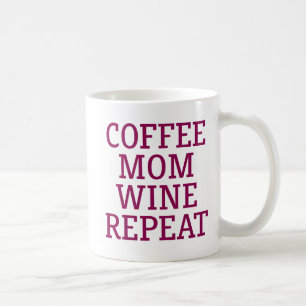 Kaffet Mamma Vin Upprepa. Kaffemugg