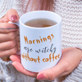 Kaffet Mugg är Witchy White Halloween-kaffe