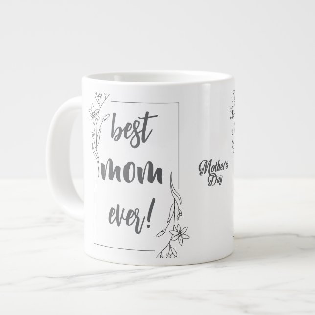 Kaffet Mugg under mor-dagen Jumbo Mugg (Framsida vänster)