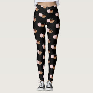 Kaffet och hjärnan är Dynamic Duo! Leggings