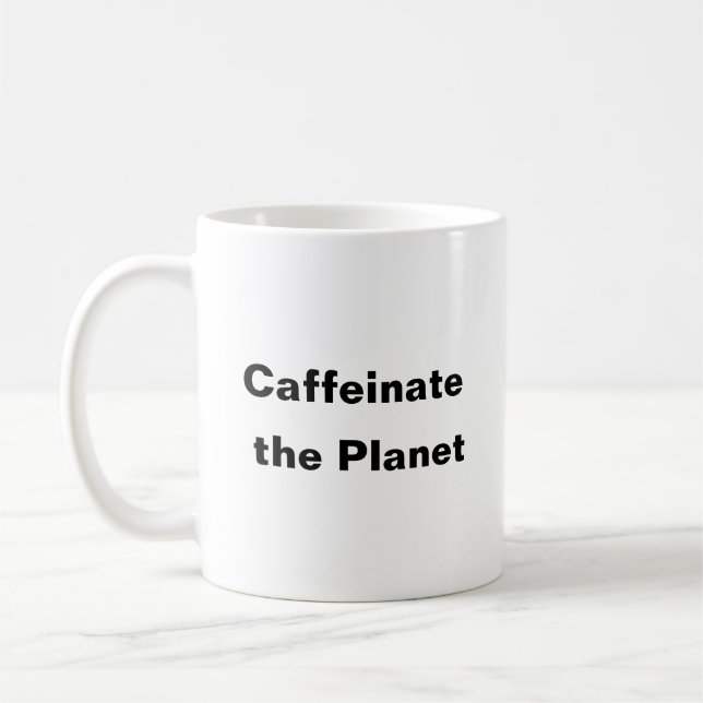 Kaffet Planet mugg (Vänster)