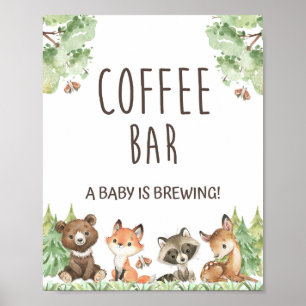 Kaffet Pub a Baby är ett tecken på att man föder u Poster