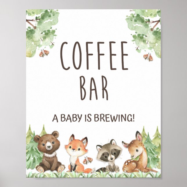 Kaffet Pub a Baby är ett tecken på att man föder u Poster (Framsidan)