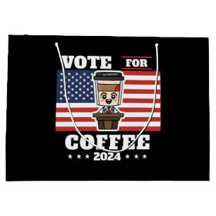 Kaffet till president, rösta på kaffe