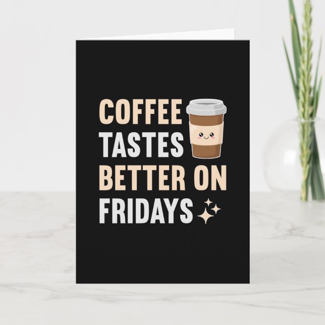 Kaffetasterna bättre på fredag kort (Framsida)