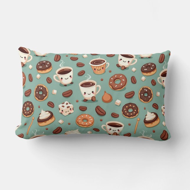 Kaffetecken Lumbarkudde (Framsida)