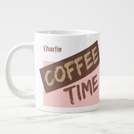 Kaffetid är mitt eget namn jumbo mugg