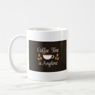☕ kaffetid är när som helst - Roligt och Mysigt ka Kaffemugg