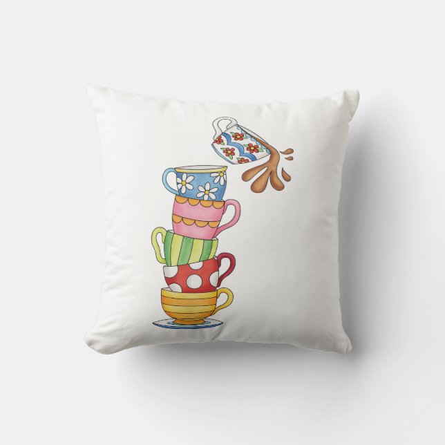 Kaffetid Dekorativ kudde (Framsida)