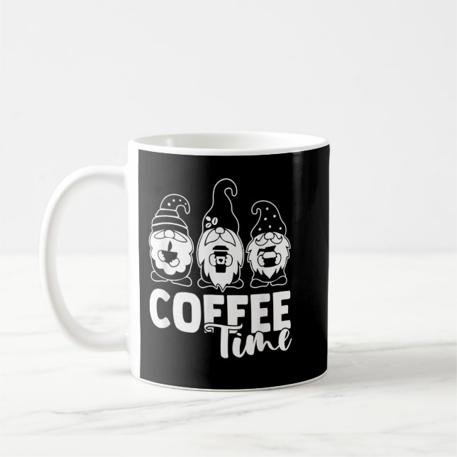 Kaffetid Gnomes-koffein Kaffemugg (Vänster)