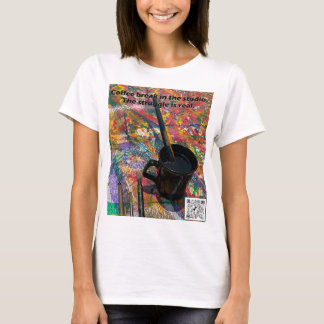 Kaffetid i studion t shirt