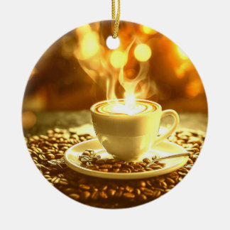 Kaffetid Julgransprydnad Keramik