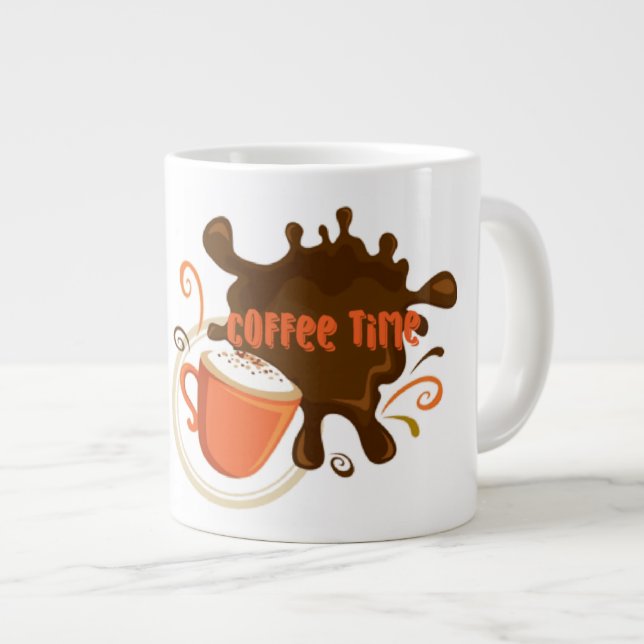 Kaffetid - Jumbo Mugg (Framsida höger)