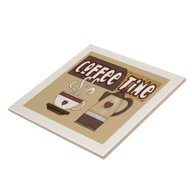 Kaffetid Kakelplatta (Sidan)