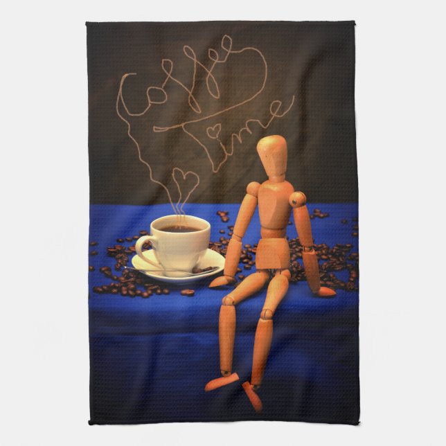 Kaffetid Kökshandduk (Vertikal)
