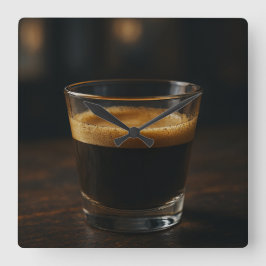 Kaffetid - Mysigt väggklocka