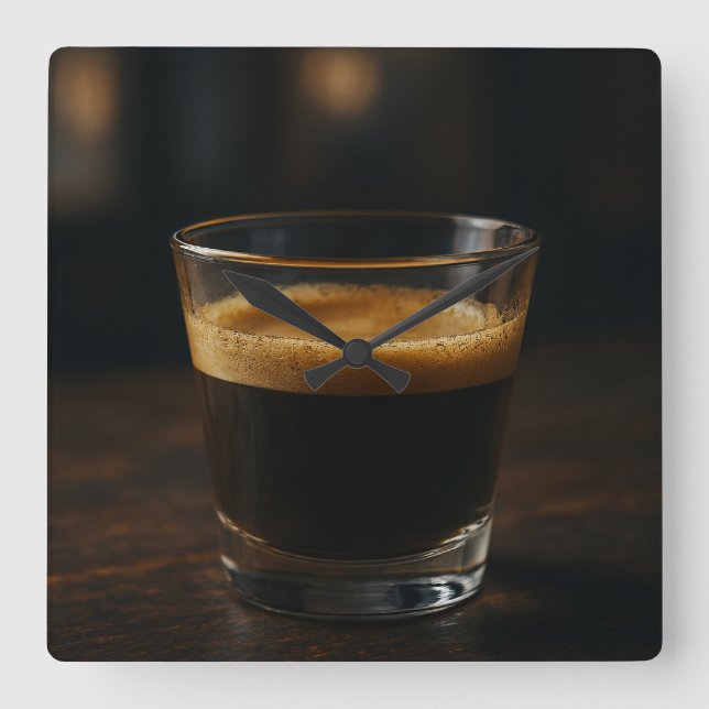 Kaffetid - Mysigt väggklocka (Framsida)