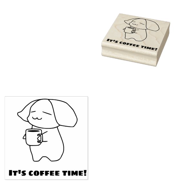 Kaffetid Stämpel (Stämplad)