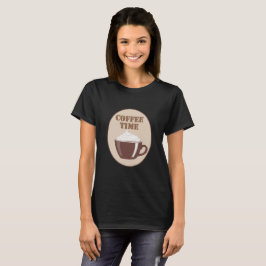 Kaffetid, svart t-shirt