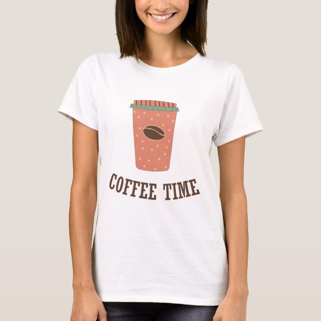 kaffetid t shirt (Framsida)