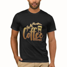 Kaffetid T-Shirt - Kaffe Snyggt Glitter