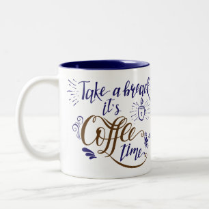 Kaffetid Två-Tonad Mugg