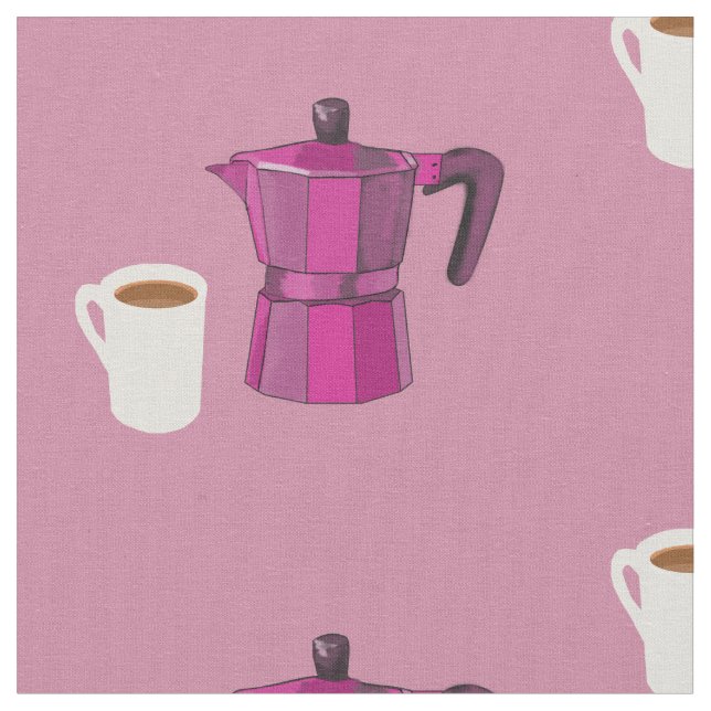 Kaffetid Tyg (Närbild)