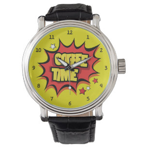 Kaffetid utan splat armbandsur