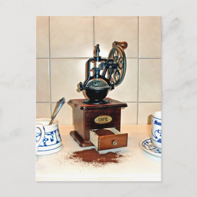 kaffetid vykort (Framsida)