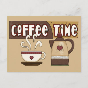 Kaffetid Vykort