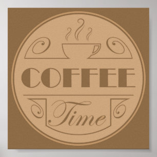 Kaffetidemblem Poster