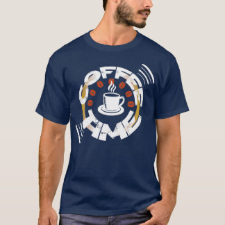 Kaffetidskaffe med Älskare-gåvkaffe, koffein T Shirt